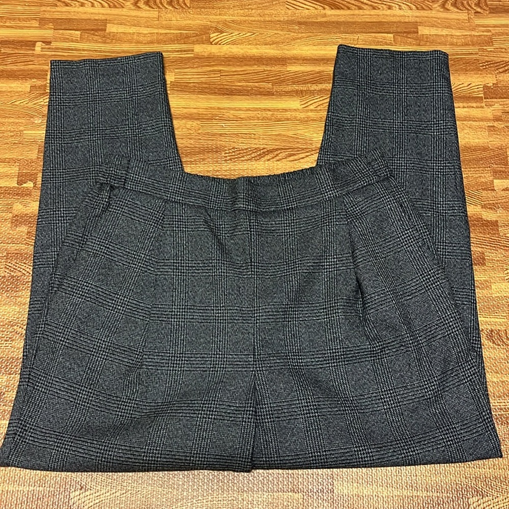 All Saints Plaid pull on dress pants